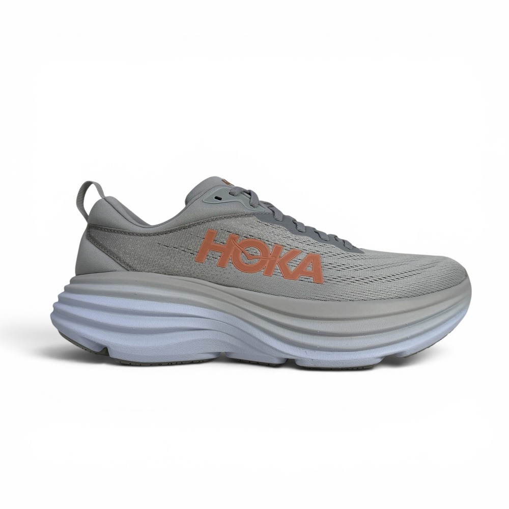 Hoka Bondi 8 Womens Harbor Mist Copper Running Shoes 1127952 HMLR Size 10B